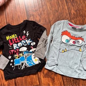 NEW! Two Boys' Long Sleeve Tees.